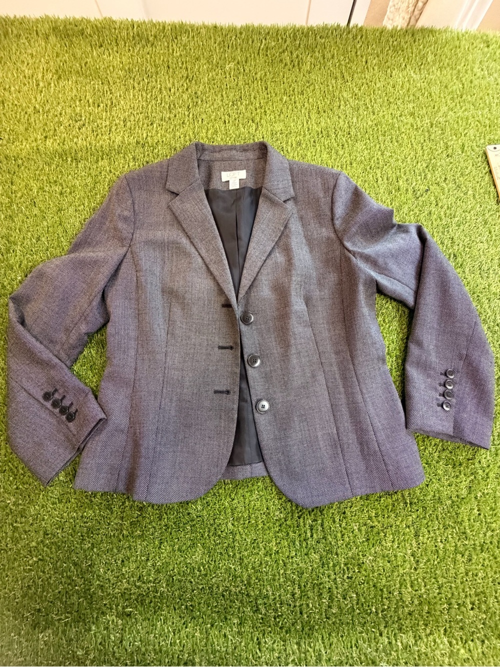 LOFT Purple-Gray Tailored Women's Blazer